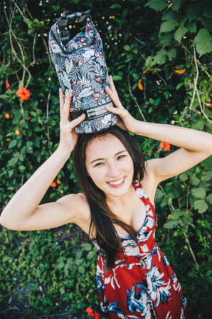 กระเป๋ากันน้ำ FEELFREE  DRY TUBE TROPICAL 3L สี TEAL/RED_7